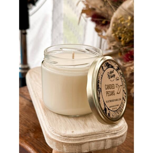 Velvet  Candle Co - 11 oz Candied Pecans Candle - Picture 1 of 1